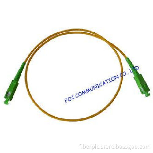 Bend Insensitive Fiber Optic SC-SCPatch Cord OFNP Jacket OM